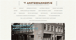 Desktop Screenshot of amsterdammertje.nu